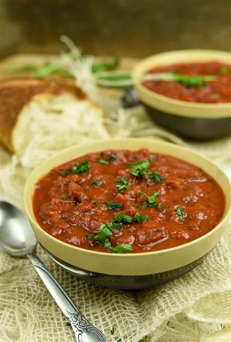 Easy Fire Roasted Tomato Soup - Vegan - Shane & Simple