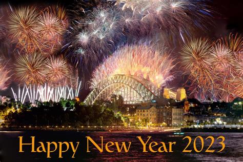 Sydney Harbour Bridge New Years Eve Fireworks 2023, Colourful NYE Fire ...