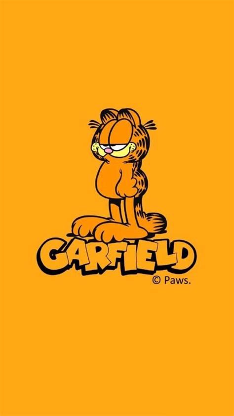 Garfield orange wallpaper for mobile – Artofit