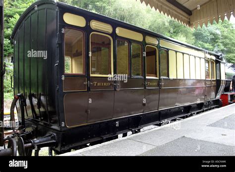 30th August 2006. Third class Victorian railway carriage, Gwili Railway ...