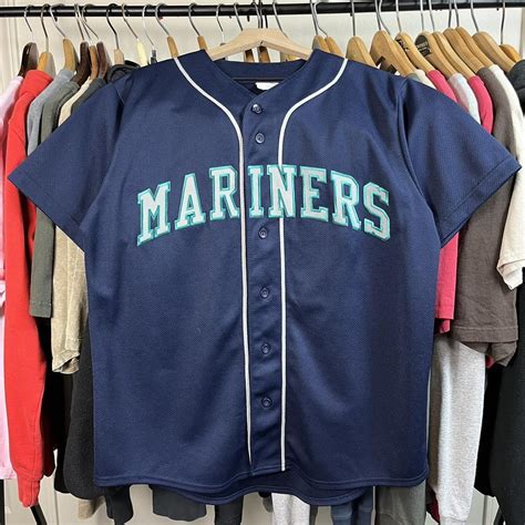 Vintage Seattle Mariners Jersey •Large (see... - Depop