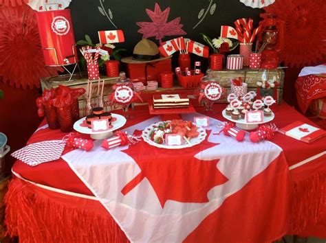 Canada Day Party Ideas | Photo 14 of 14 | Canada day party, Canada ...