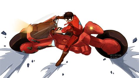 Claiza Silubrico - Akira Bike Scene - Redraw