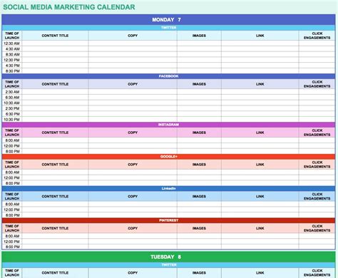 Free Marketing Plan Template Excel | DocTemplates