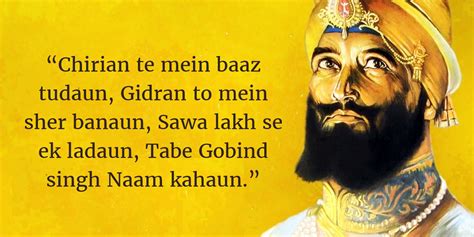 Guru Gobind Singh Quotes, Wishes and Shabad in Hindi and Punjabi