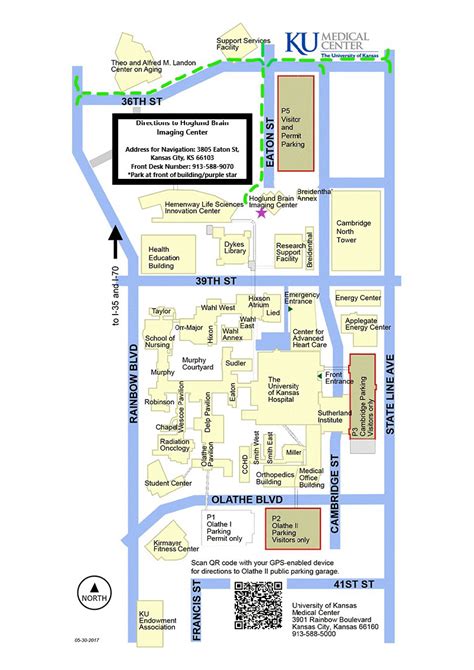 Ku Med Campus Map - Printable Form, Templates and Letter