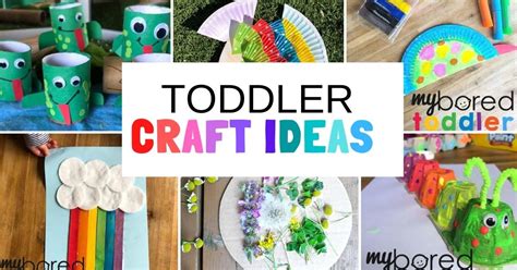 12 Easy Crafts for Toddlers - My Bored Toddler Easy and lots of fun!