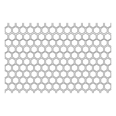 Hex Pattern Concrete Stencil (2-inch Hex) | Duraamen