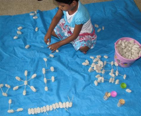 Packing peanuts: Geometry and Sculptures | Craft To Art