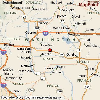 Royal City, Washington Area Map & More