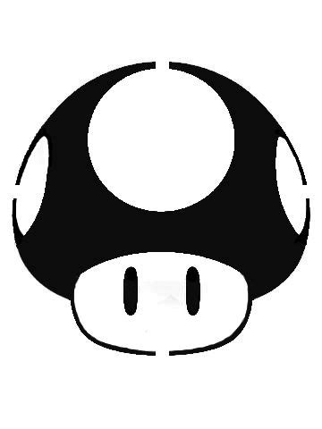 Mario Mushroom 1 by ~GraffitiWatcher on deviantART Cool Stencils, Free ...