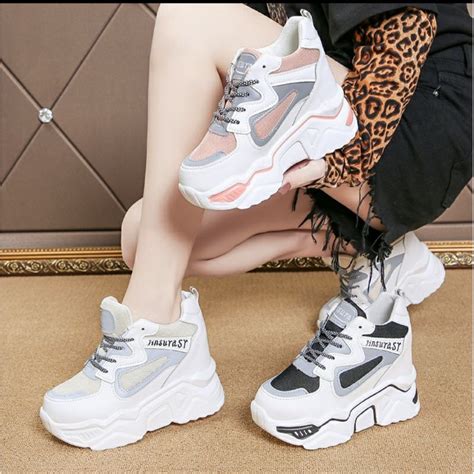 Korean Fashion high cut rubber shoes for women sneakers | Shopee ...