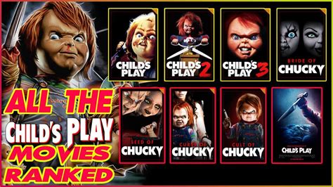 Every Child's Play / Chucky Movie Ranked! | Remake Included | Christian ...