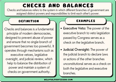 10 Checks and Balances Examples (2024)