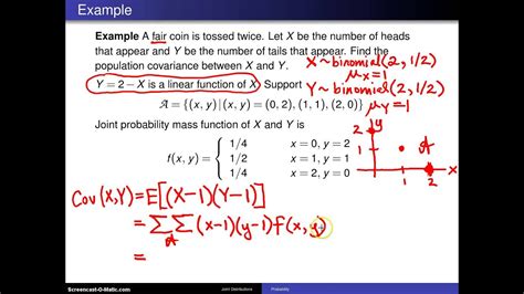 Covariance -- Example 1 - YouTube