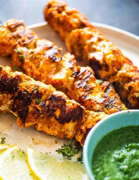 Tandoori Chicken Tikka (Oven or Stovetop or Grill) - Caramel Tinted Life