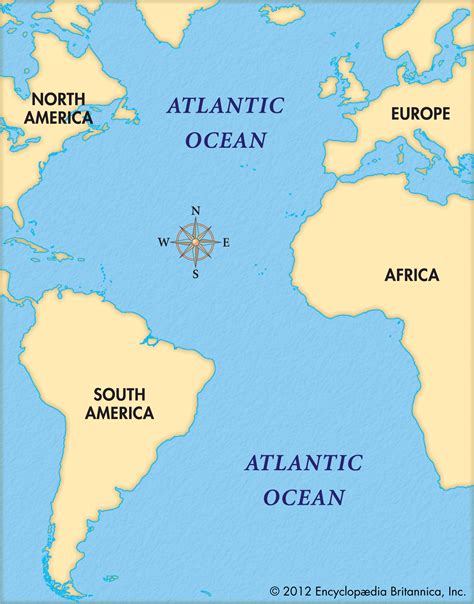 North Atlantic Ocean Map Innovative Outstanding Superior - Map Of Asia ...