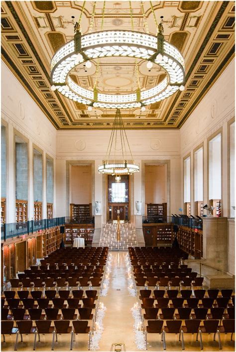 Indianapolis Central Library Wedding | LeAndra & Brandon