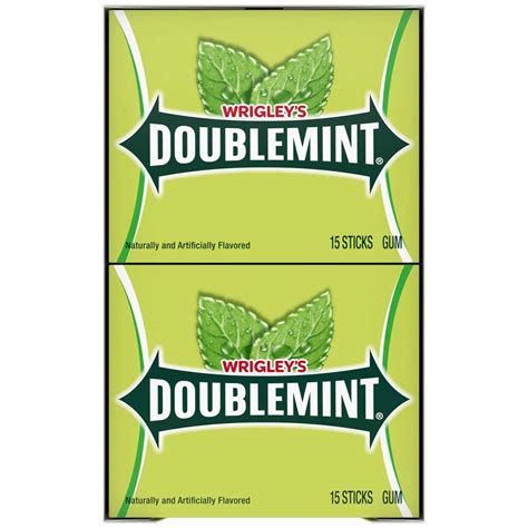 WRIGLEY'S DOUBLEMINT GUM SLIM PACK15 PC - Midwest Distribution