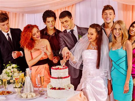 Group People at Wedding Table Stock Photo - Image of couple, dinner ...