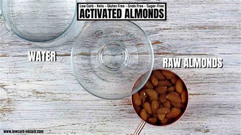 Activated Almonds or Soaked Almonds Snack - Low Carb No Carb