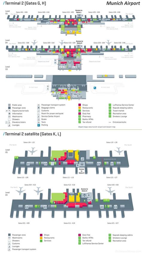 Munich Airport Map Terminal 2