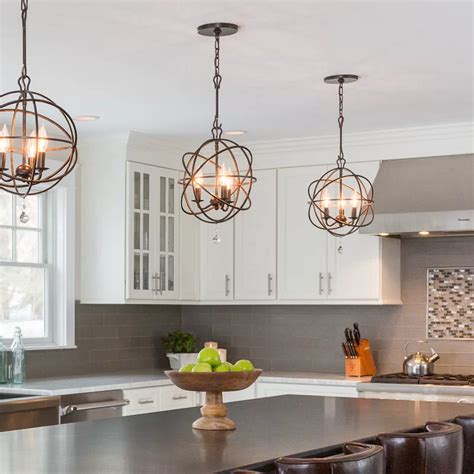 Farmhouse Pendant Lighting Kitchen - Unusual Countertop Materials