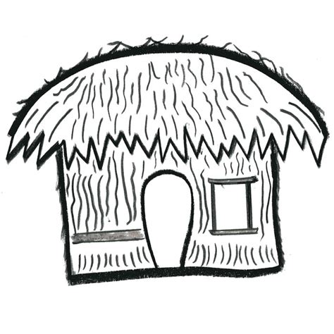 Straw House Clipart