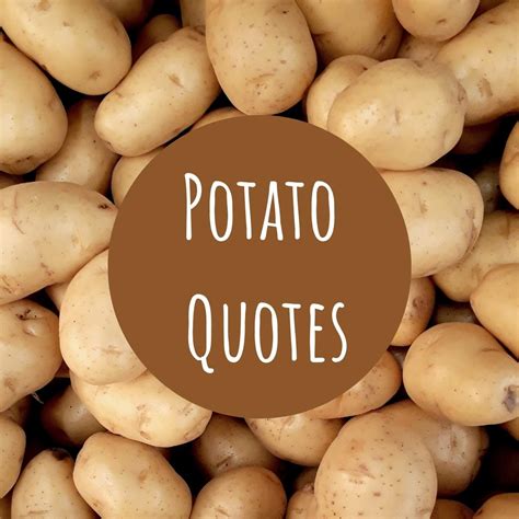 Best Potato Quotes for Food Lovers - Darling Quote