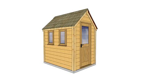 7' x 5' Luxury Garden Shed | Feather Edge Cladding | Shingle Roof