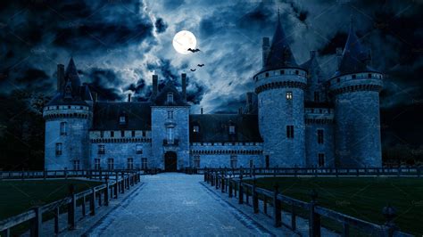 Haunted Gothic castle at night | Spooky house, Castle, Gothic castle