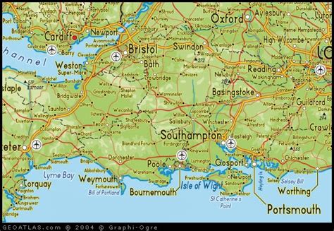 South England Regions Map | United Kingdom Map Regional City Province