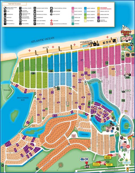 Myrtle Beach Map - Lakewood Camping Resort - Family Campgrounds ...