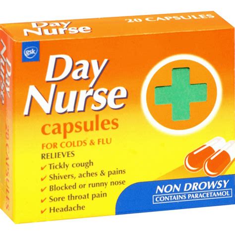 Day Nurse Capsules x 20 - Medicines from Evans Pharmacy UK