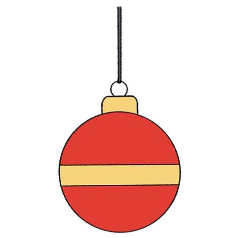 How to Draw a Bauble - Easy Drawing Tutorial For Kids