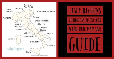 Italy Regions Map | Wandering Italy