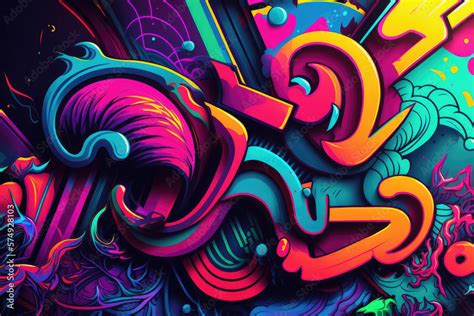 Abstract Graffiti Wallpaper