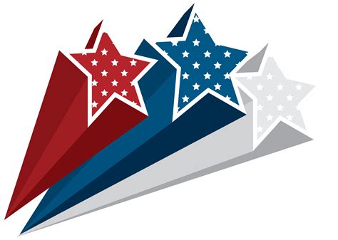 USA Stars Decoration PNG Clipart Image | Gallery Yopriceville - High ...