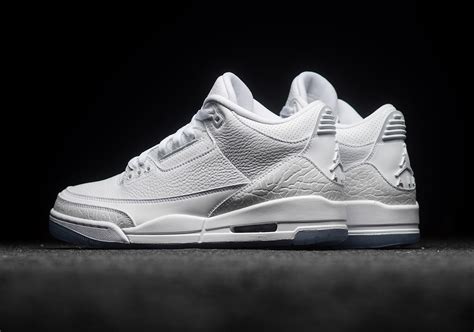 Air Jordan 3 Pure White 136064-111 Release Date - Sneaker Bar Detroit