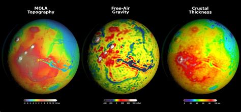 New Gravity Map of Mars – The Map Room