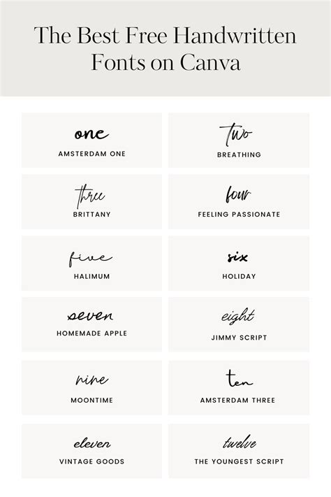 Cute Cursive Fonts