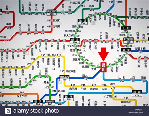 Tokyo Jr Train Map