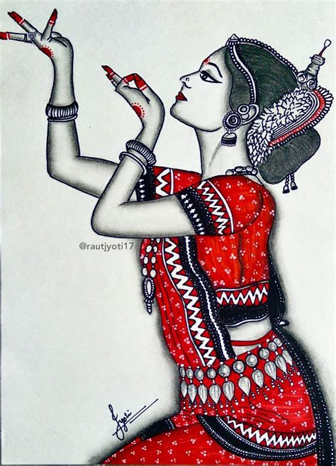 Traditional Folk art painting..... | Boho art drawings, Mughal art ...