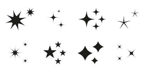 Premium Vector | Sparkle star vector icons. Stars collection. Sky ...