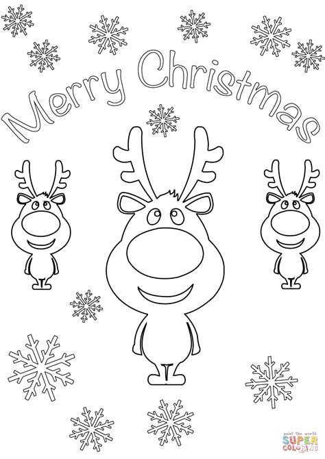 Merry Christmas Printable Christmas Cards To Color - Printable Word ...