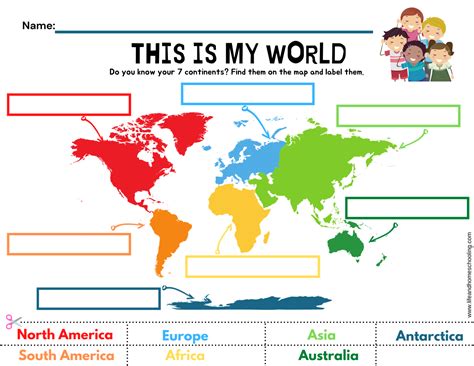 The 7 Continents Printable Activity | Made By Teachers