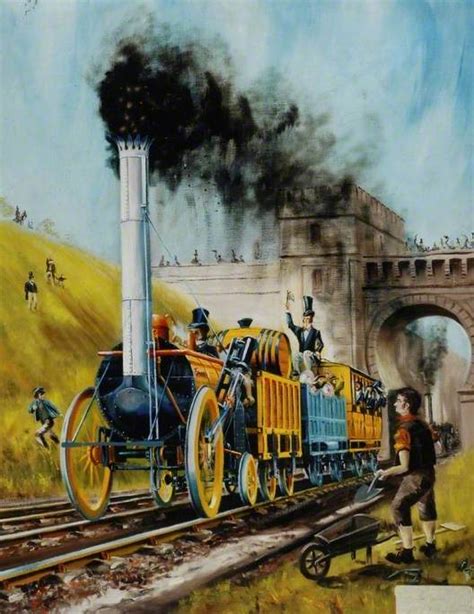 'Rocket' on the Liverpool and Manchester Railway | Art UK