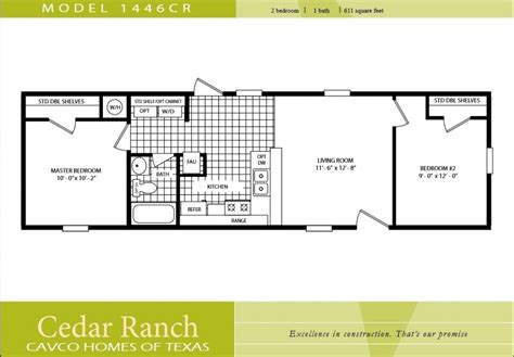 26 Two Bedroom 2 Bedroom 2 Bath Mobile Home Floor Plans Popular – New ...