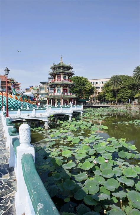 Lotus Lake in Kaohsiung,Taiwan Editorial Photography - Image of ...