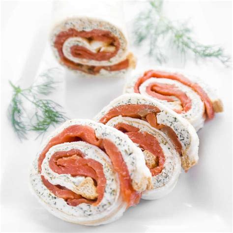 Smoked Salmon Roulade (Low Carb, Gluten-Free)